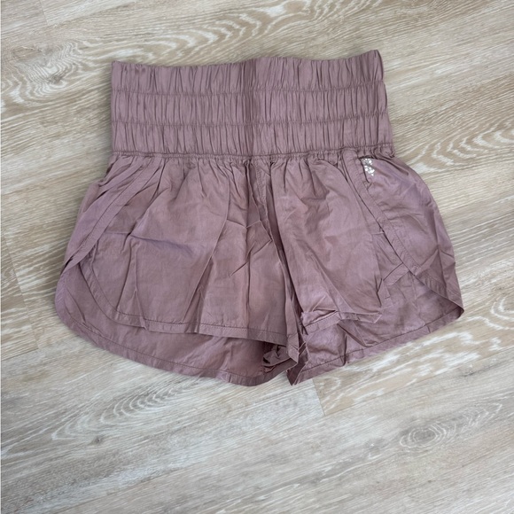 Free People FP Movement The Way Home Shorts Faded Dust Mauve Small - Picture 4 of 7